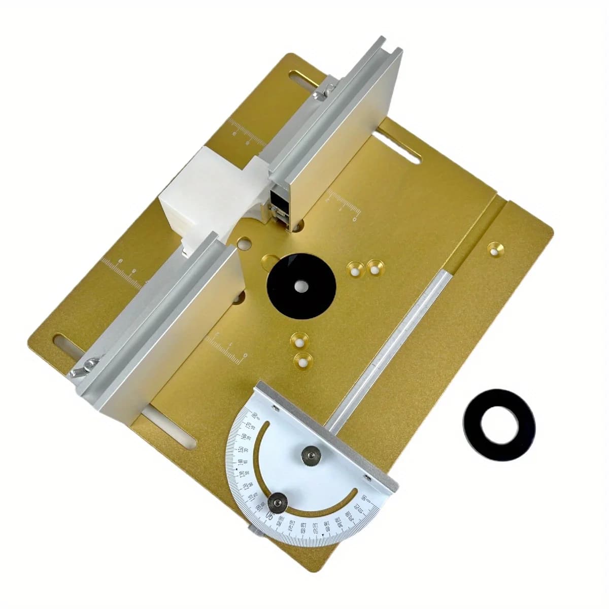 Aluminum Router Table Insert Plate with Sliding Brackets