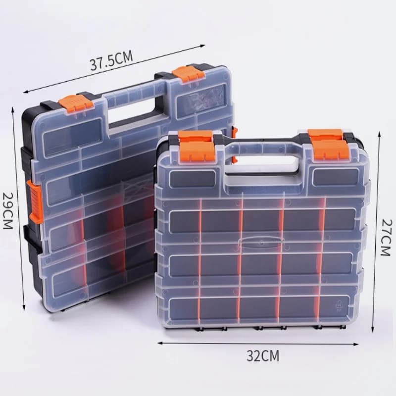 Double-Sided Plastic Hardware Storage Box