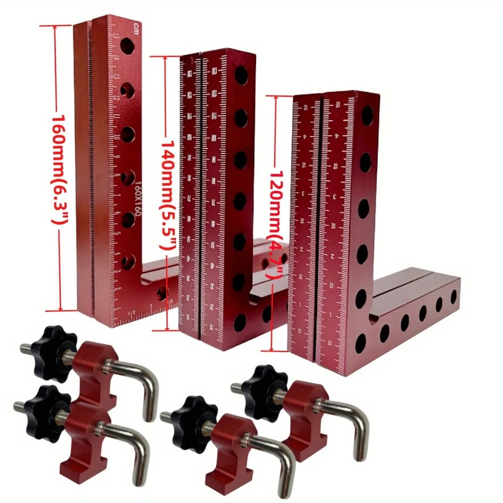 90-Degree Right Angle Corner Clamps for Woodworking
