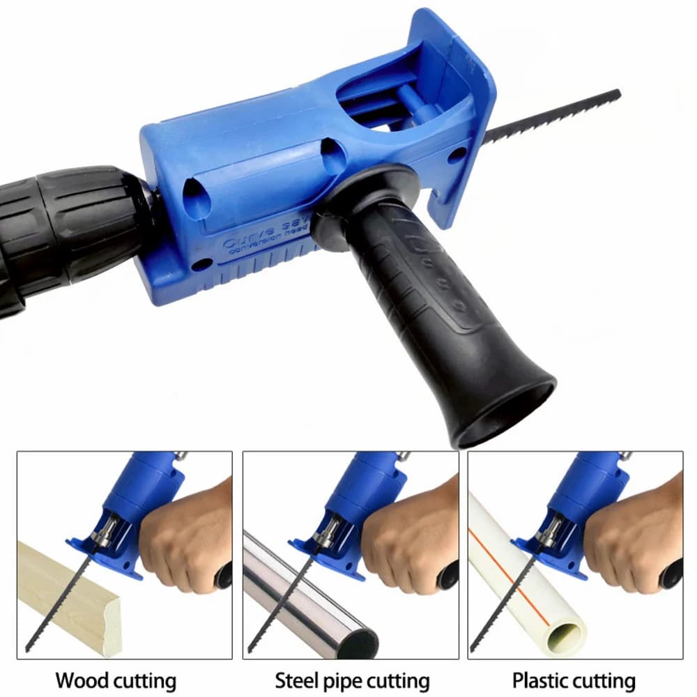 Portable Reciprocating Saw Adapter for Drill