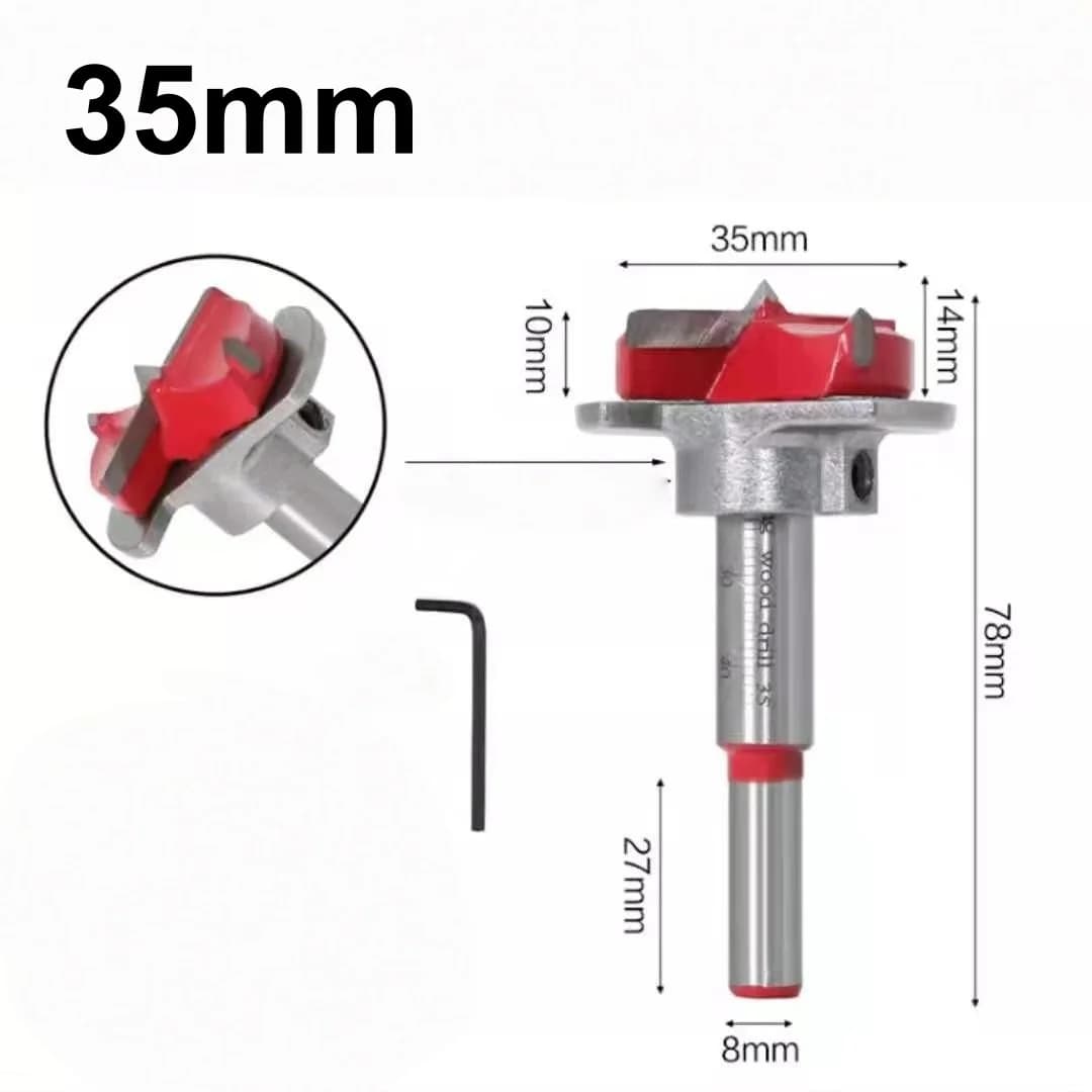 35mm Concealed Hinge Drilling Jig With Bit
