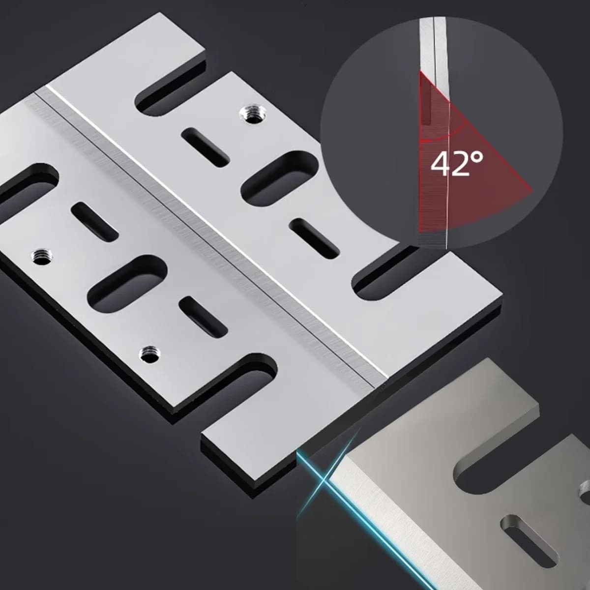 2-Pack 82mm Carbide Tipped Planer Blades