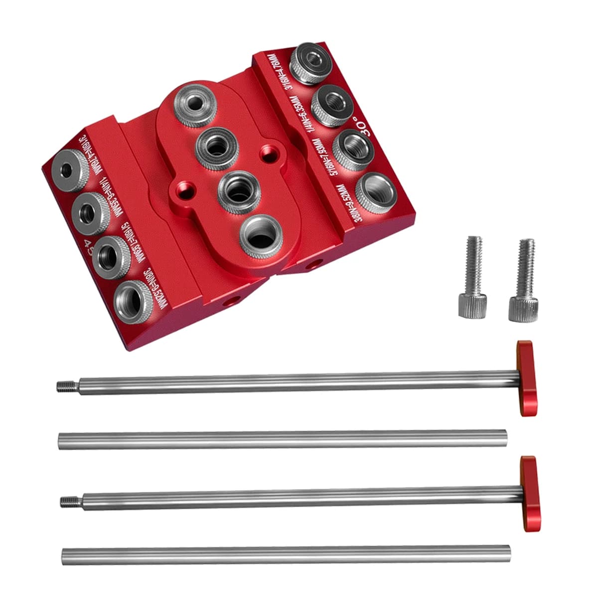Multi-Angle Aluminum Pocket Hole Jig Kit