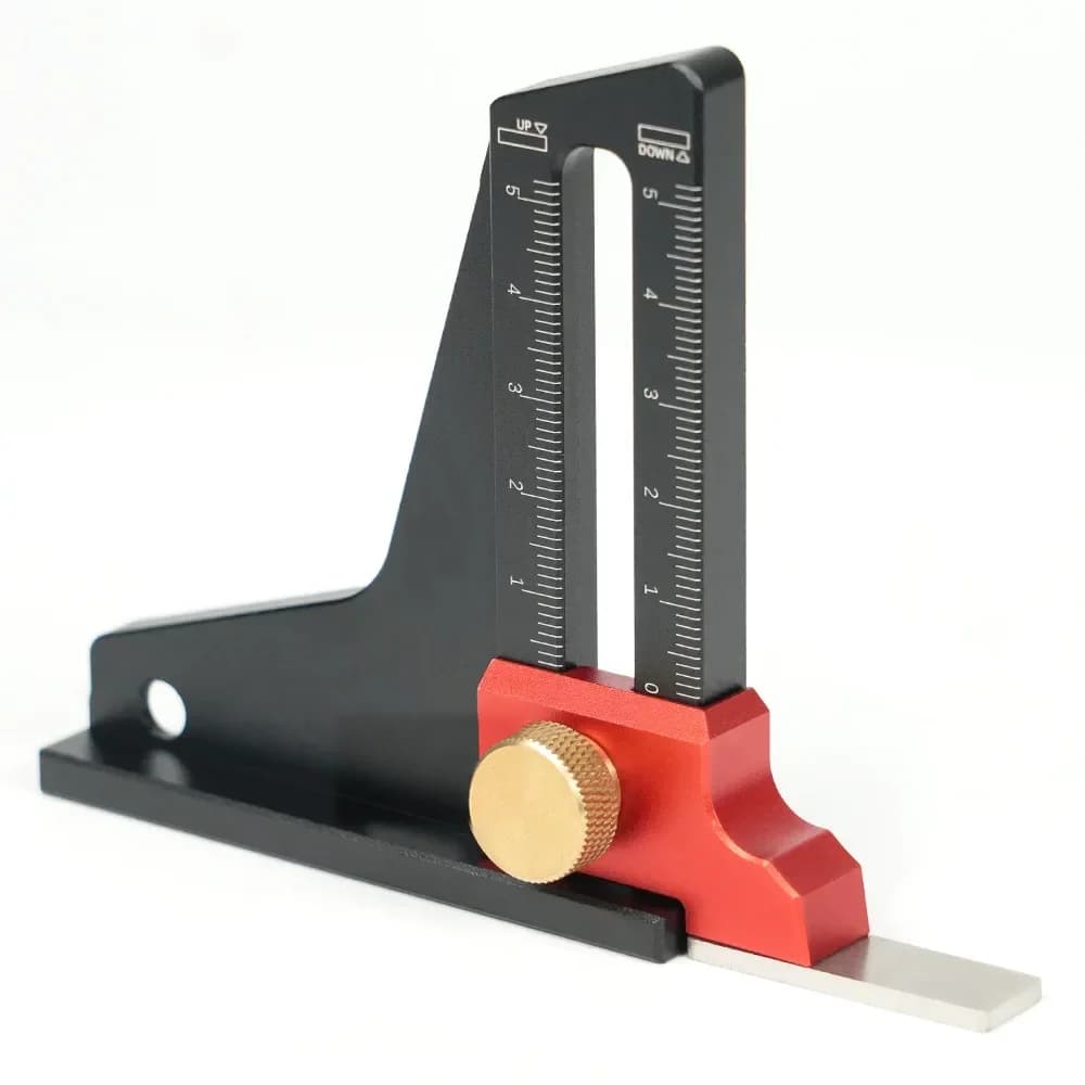 0-50mm Adjustable Aluminum Table Saw Height Gauge