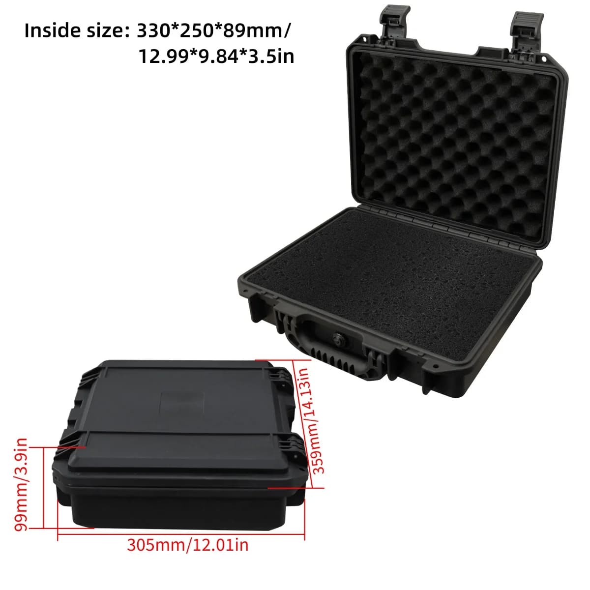Waterproof Hard Case with Customizable Foam