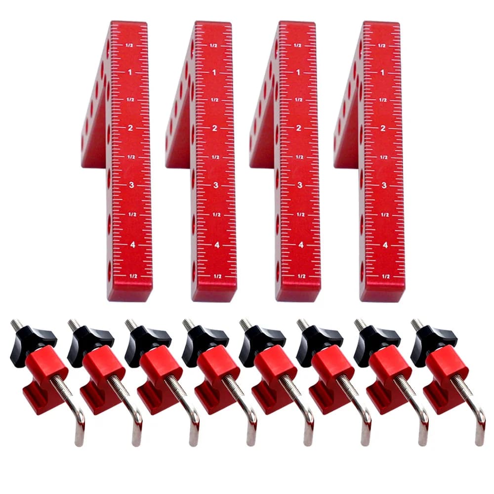 Aluminum Right Angle Positioning Square and Splicing Clip