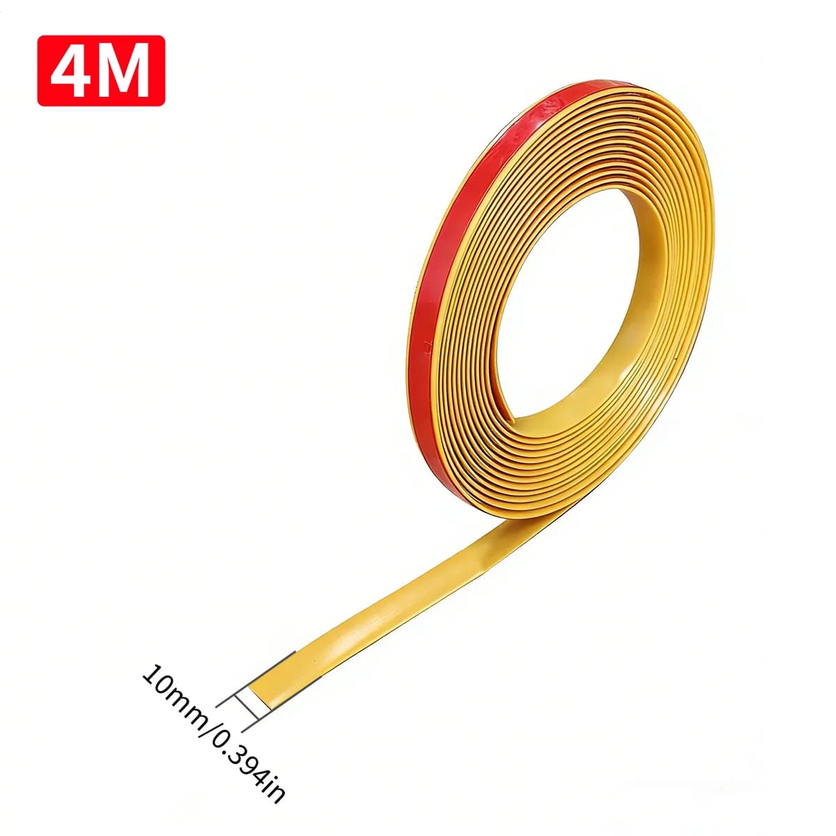 10mm Wide Clear Splinter Guard Strip, 4/8m Roll