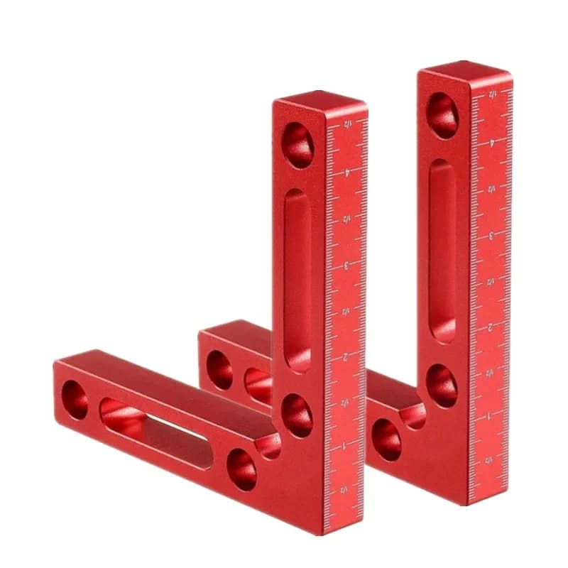 2-Pack Aluminum 90 Degree Positioning Square Clamp