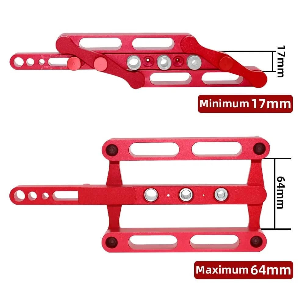 Self-Centering Doweling Jig, 6/8/10mm Metric
