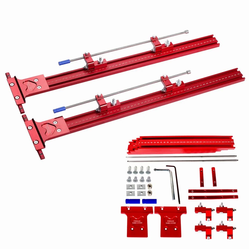2-in-1 Parallel Guide Rail and Angle Clamp System