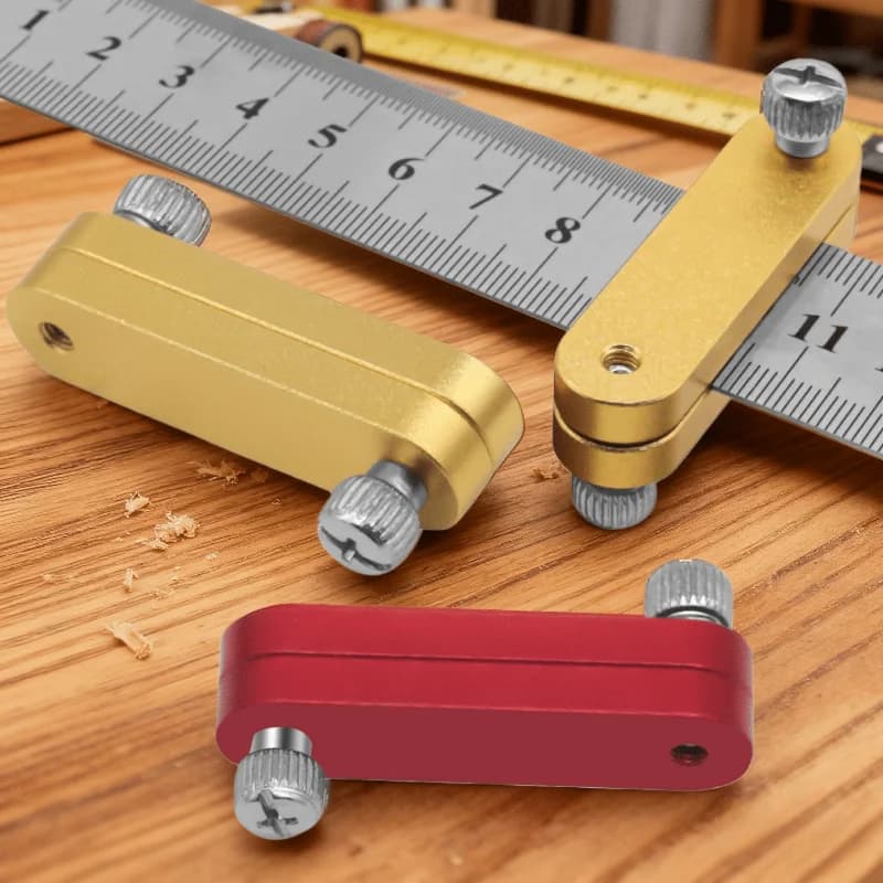 Steel Ruler Stop Block and Positioning Gauge