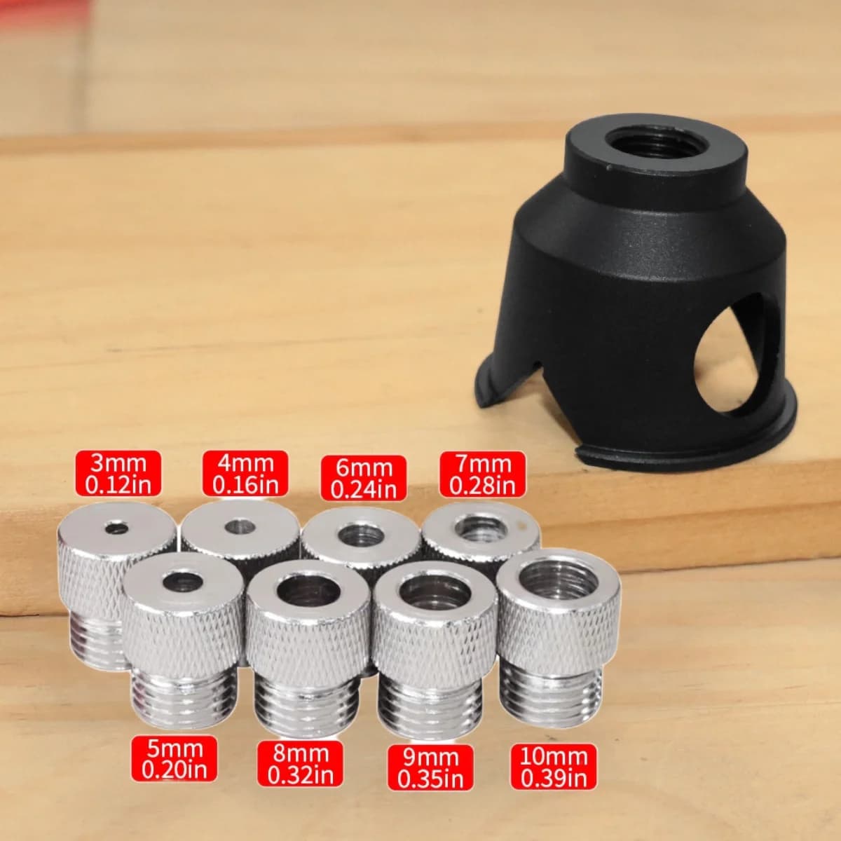 Vertical Drill Guide Pocket Hole Jig, 3-10mm