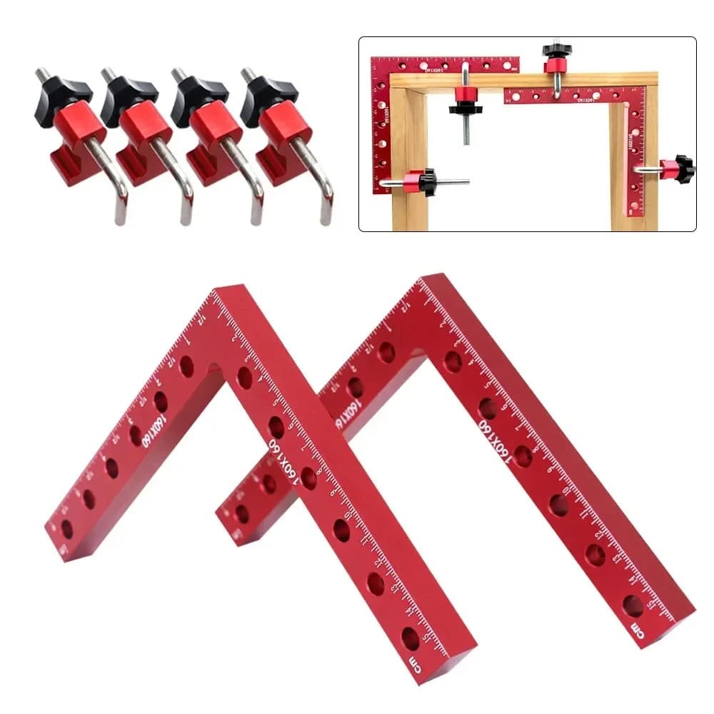 90° L-Shaped Right Angle Fixing Clip, 120-160mm