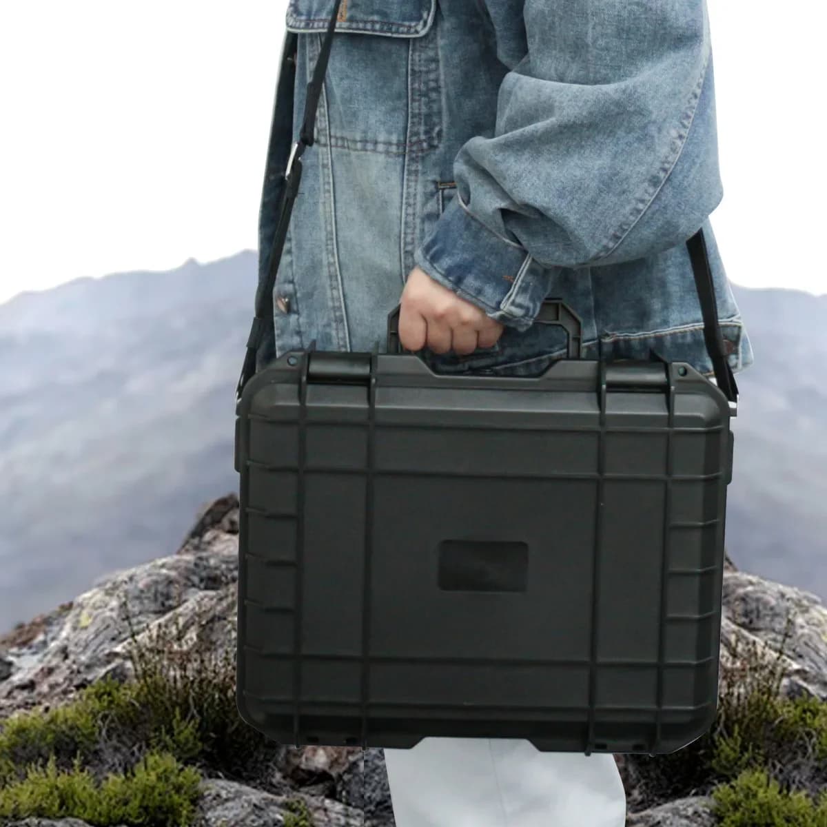 Waterproof Hard Carry Case with Shoulder Strap