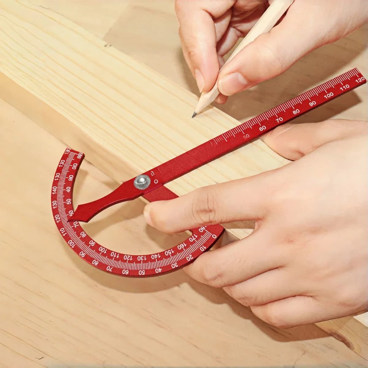 Aluminum Alloy Multifunctional Protractor Angle Ruler