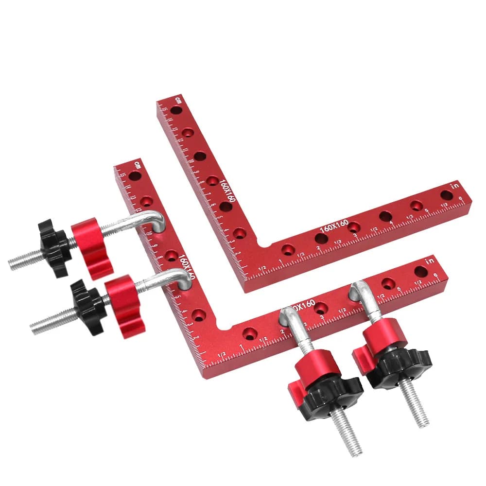 2-Pack 90-Degree L-Shaped Woodworking Positioning Fixture