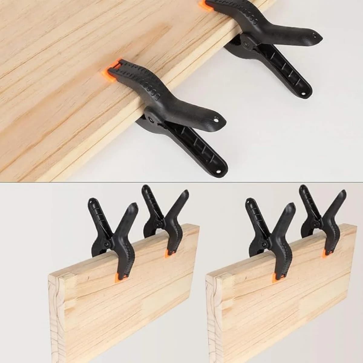 10-Pack 2-Inch Plastic Spring Toggle Clips