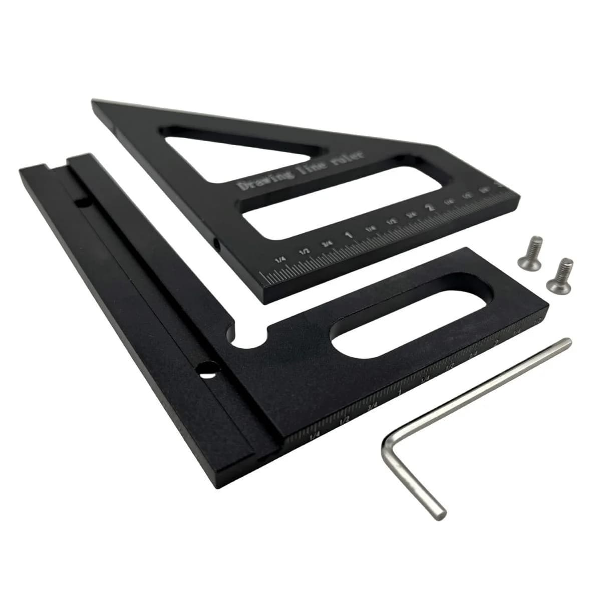 45/90 Degree Aluminum Miter Triangle Ruler