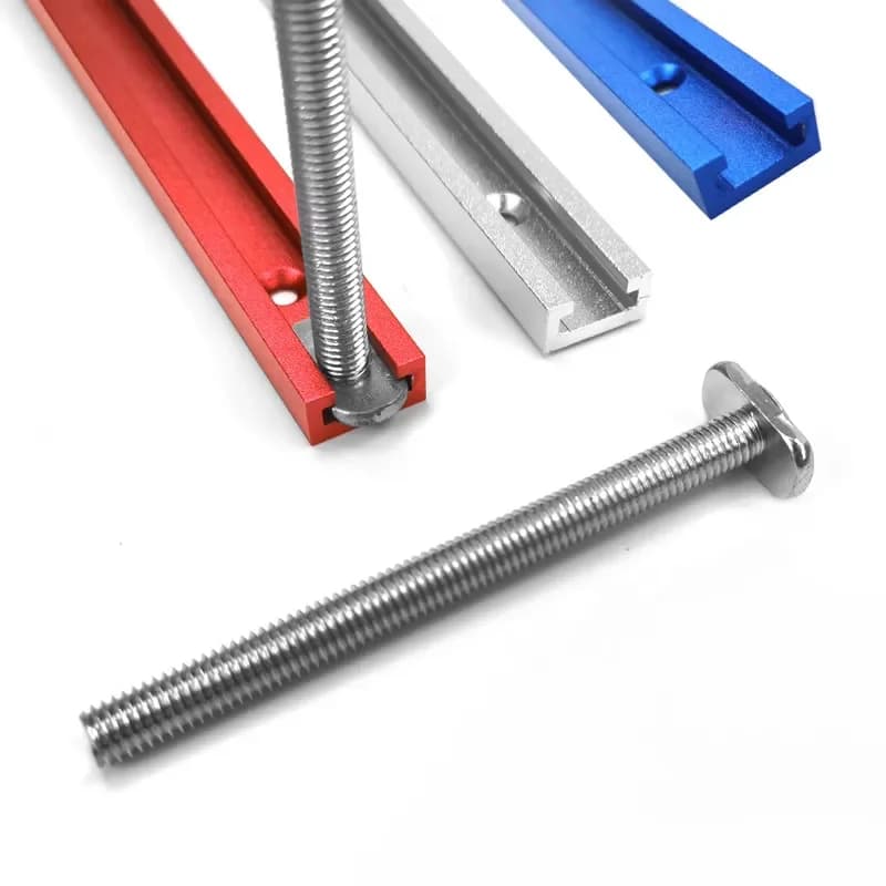 500mm Double-Cut Profile T-Track and Bolt Kit