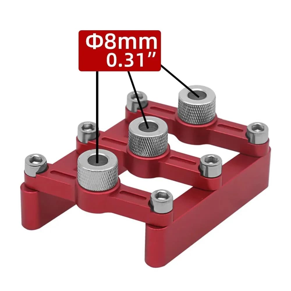 Self-Centering Doweling Jig with 3-10mm Sleeves
