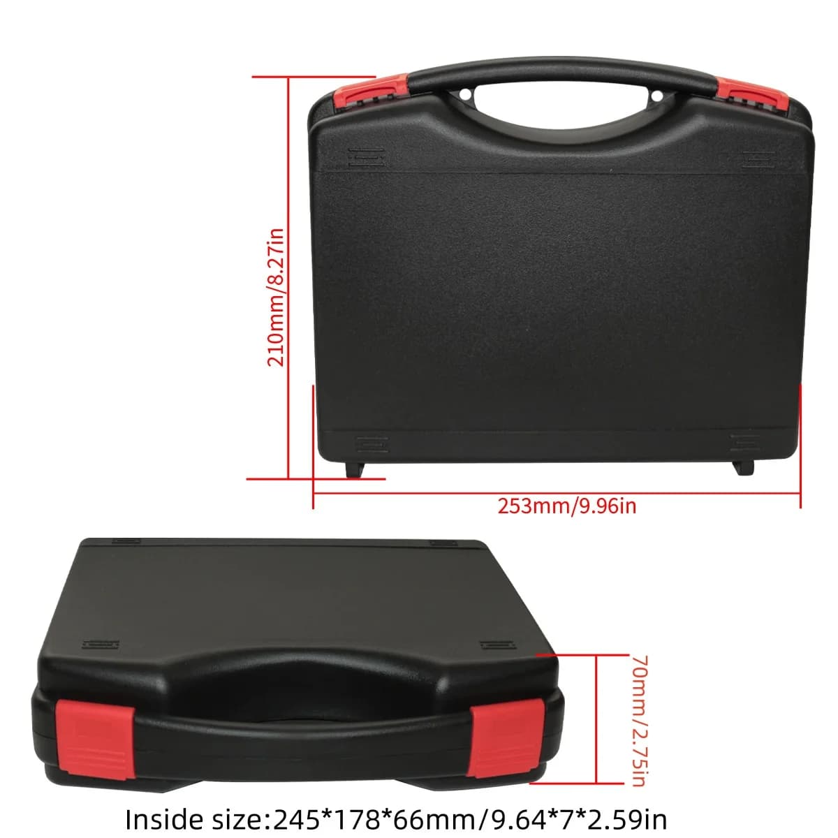 Portable Lightweight Plastic Hardware Tool Storage Case