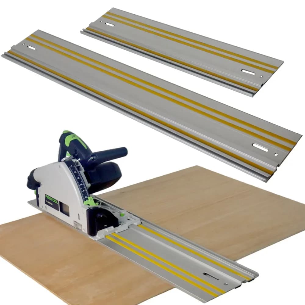 Aluminum Extruded Track Saw Guide Rail System