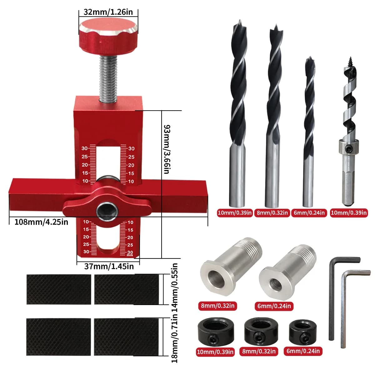 Adjustable Cabinet Door Installation Positioning Jig