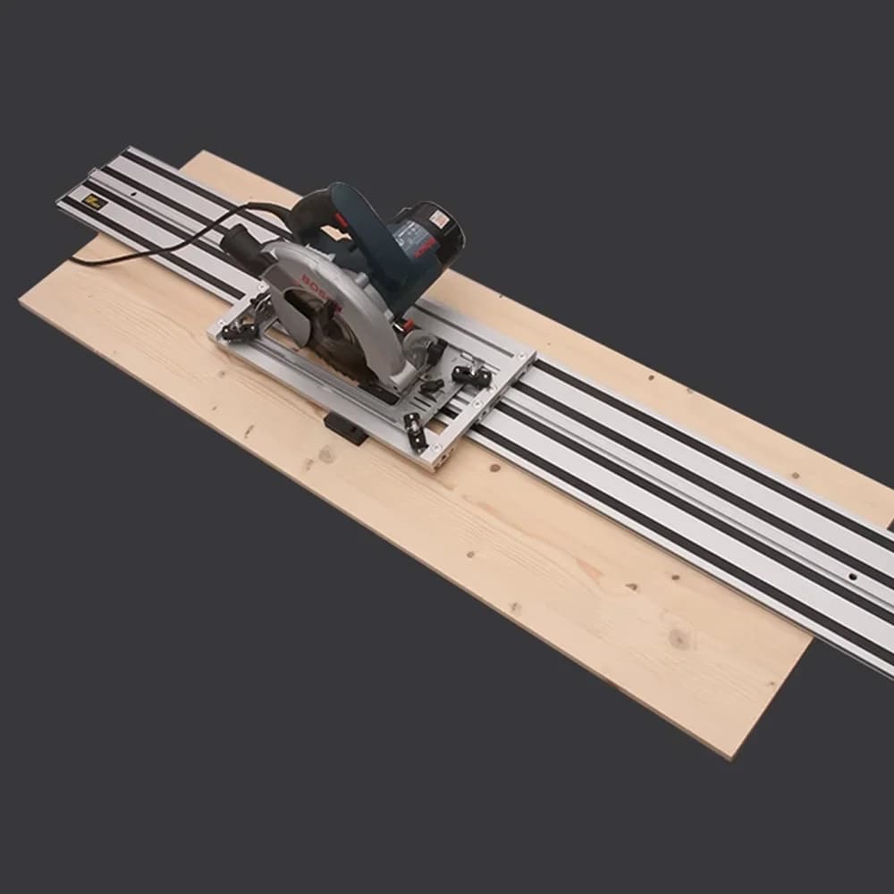 Aluminum Extruded Track Saw Guide Rail System