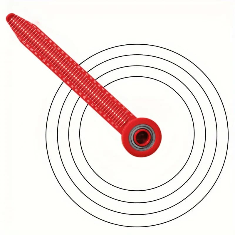 Precision Woodworking Compass and Scriber Ruler