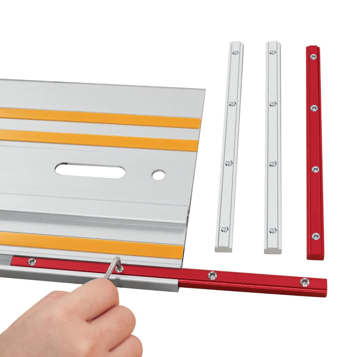 Universal Woodworking Guide Rail Connector Kit