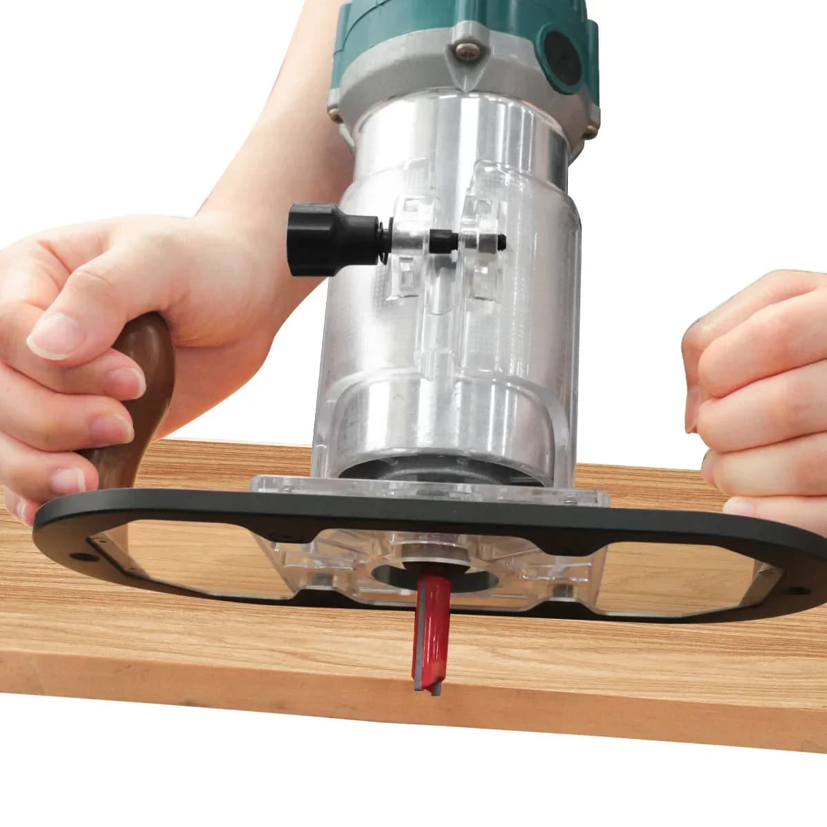 Handheld Wood Router Plunge Base for Engraving