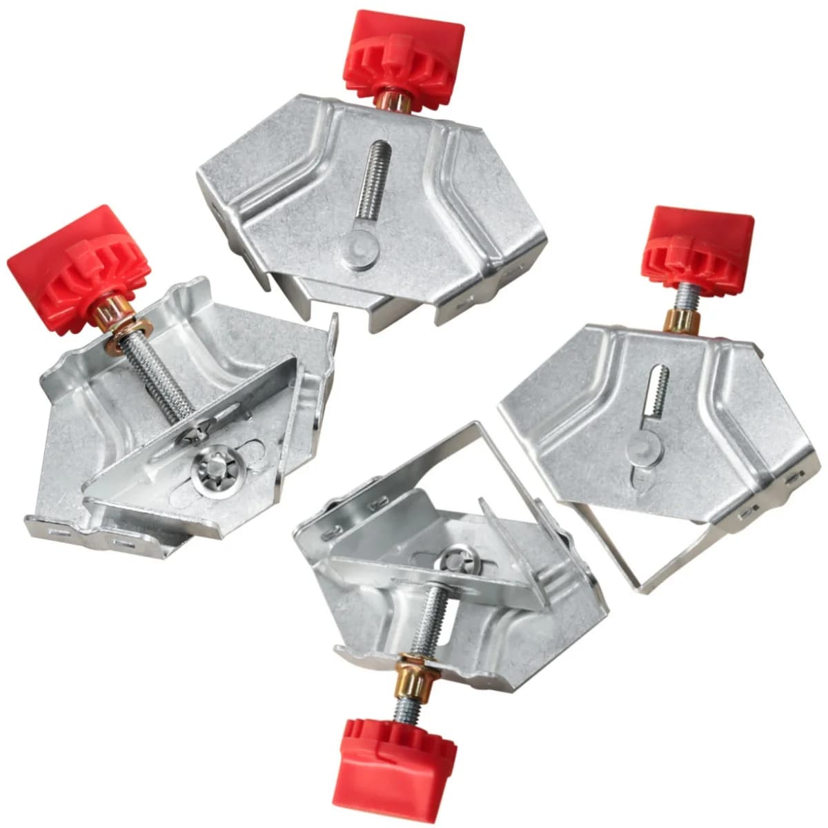 4-Pack 90-Degree Corner Clamps With Swing Jaw