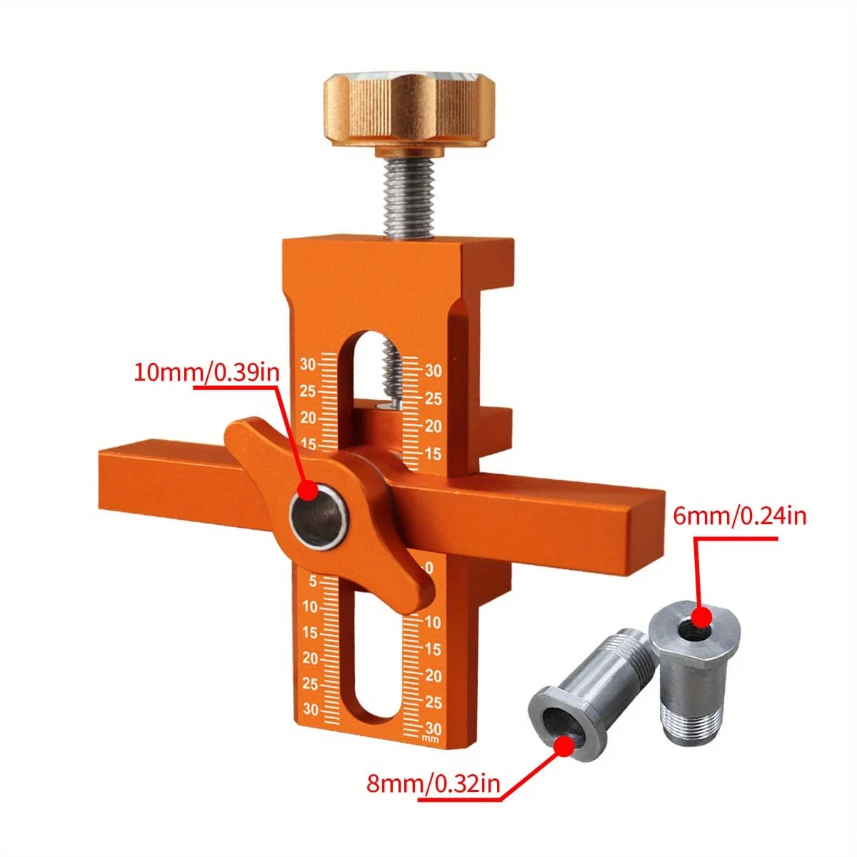2-in-1 Cabinet Door Installation Jig with Drill Guide