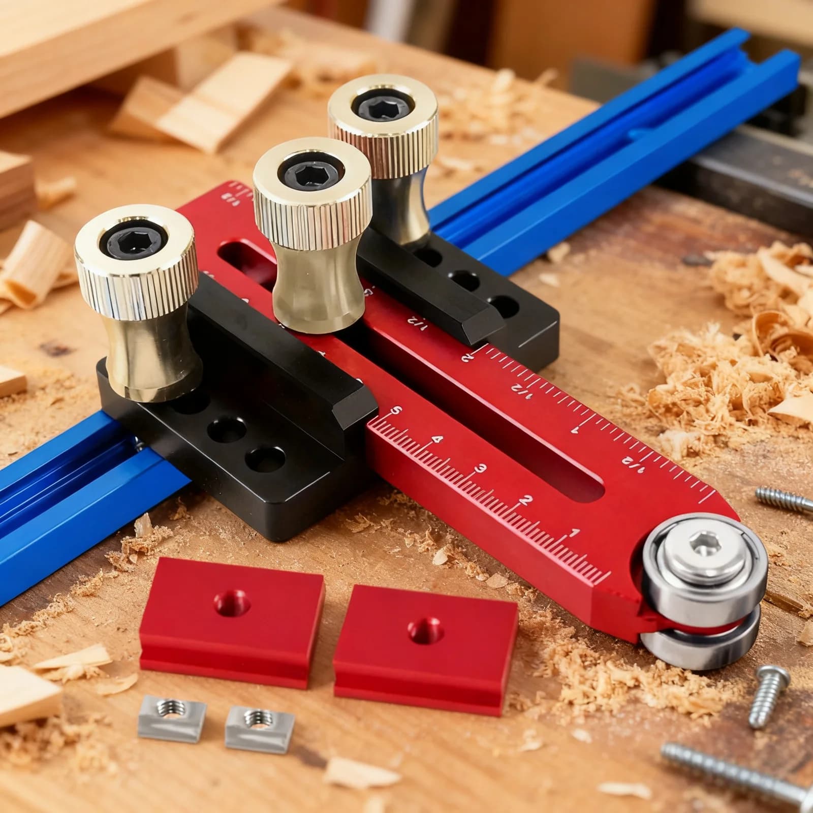 Adjustable Table Saw Rip Fence With T-Bolts