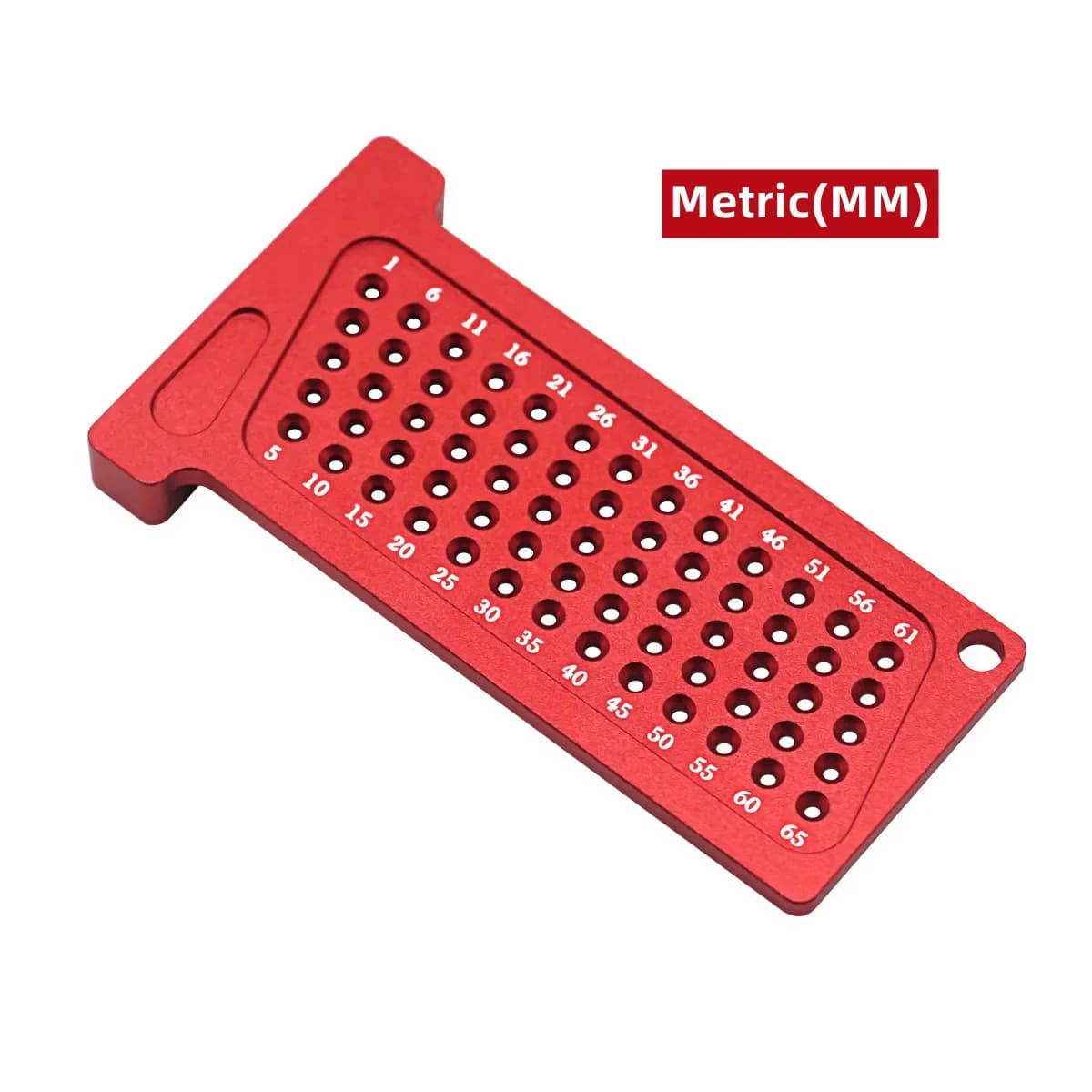 Woodworking T-Square Hole Scribing Pocket Ruler