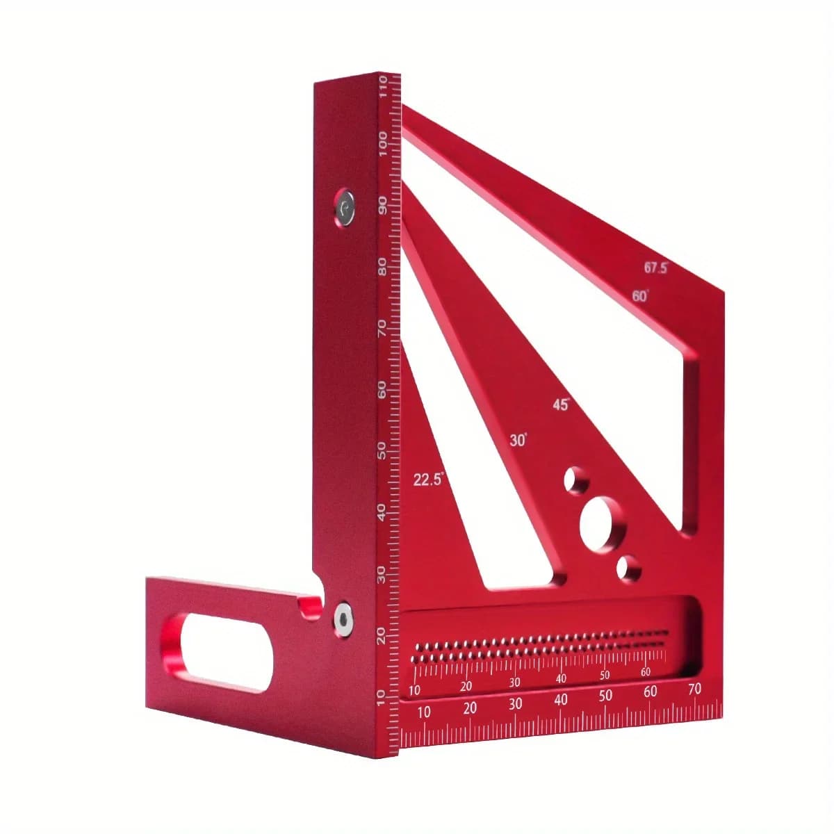 Multi-Angle Aluminum Square Ruler Protractor