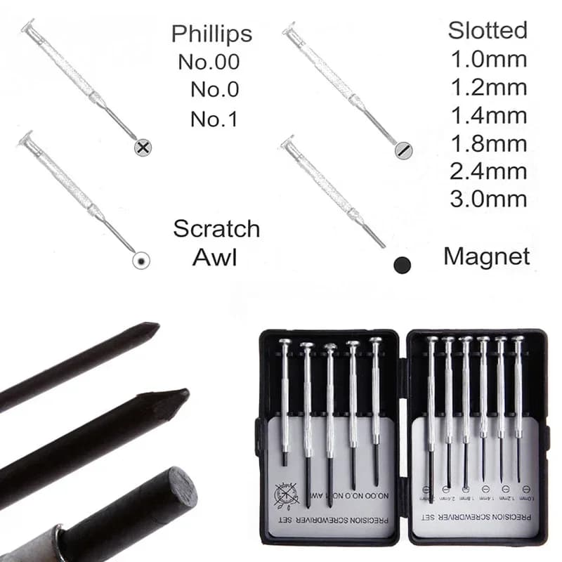 11-Piece Micro Precision Screwdriver Set