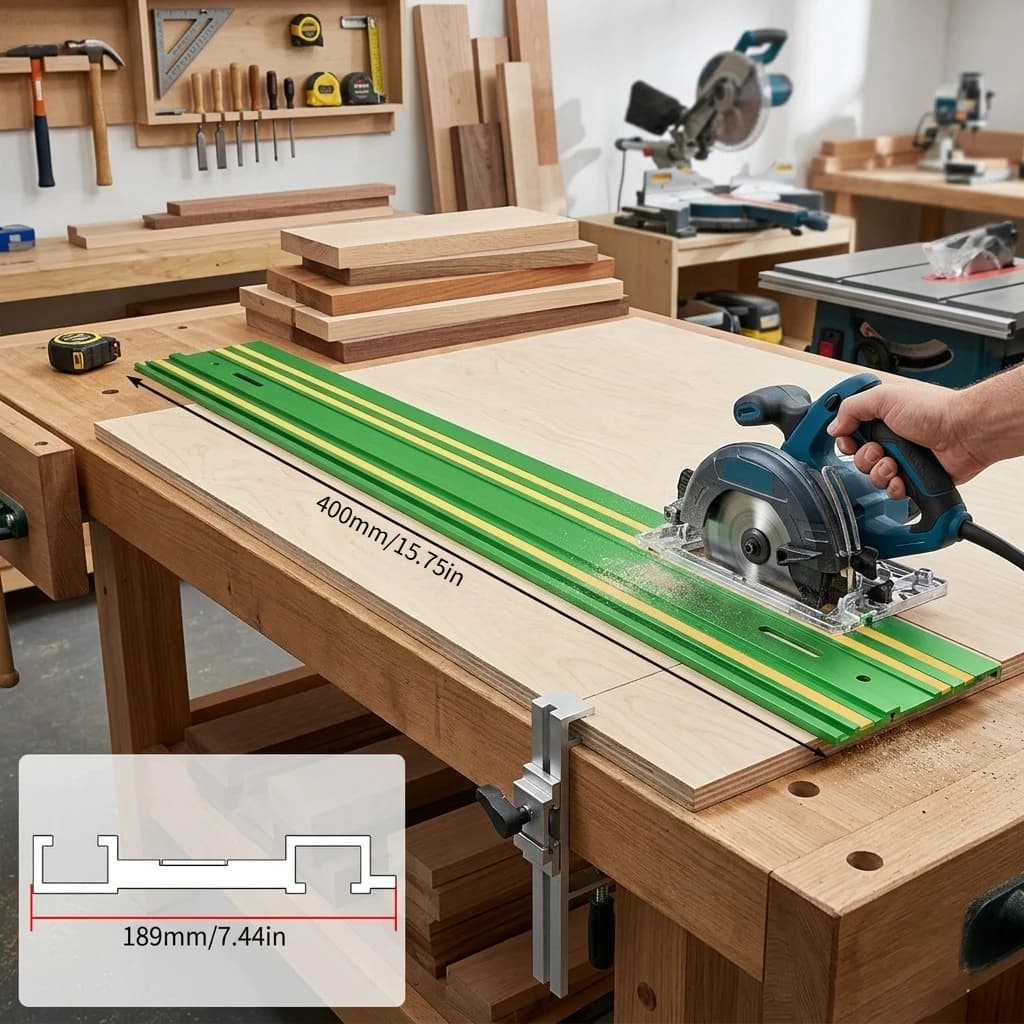 400mm Aluminum Guide Rail Track for Circular Saws