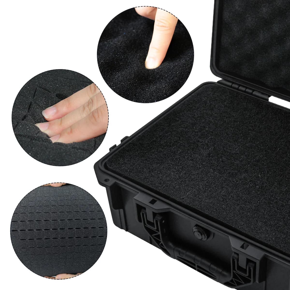 Shockproof Waterproof Hard Shell Tool Case with Foam