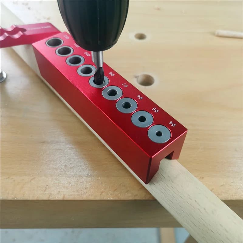 4-12mm Vertical Pocket Hole Dowel Drill Guide