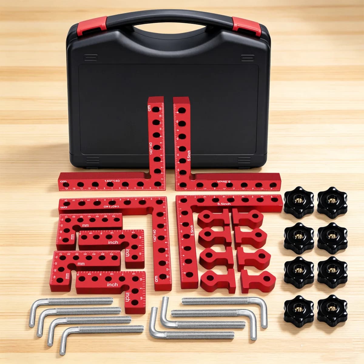 Aluminum Right Angle Square Positioning Jig Kit