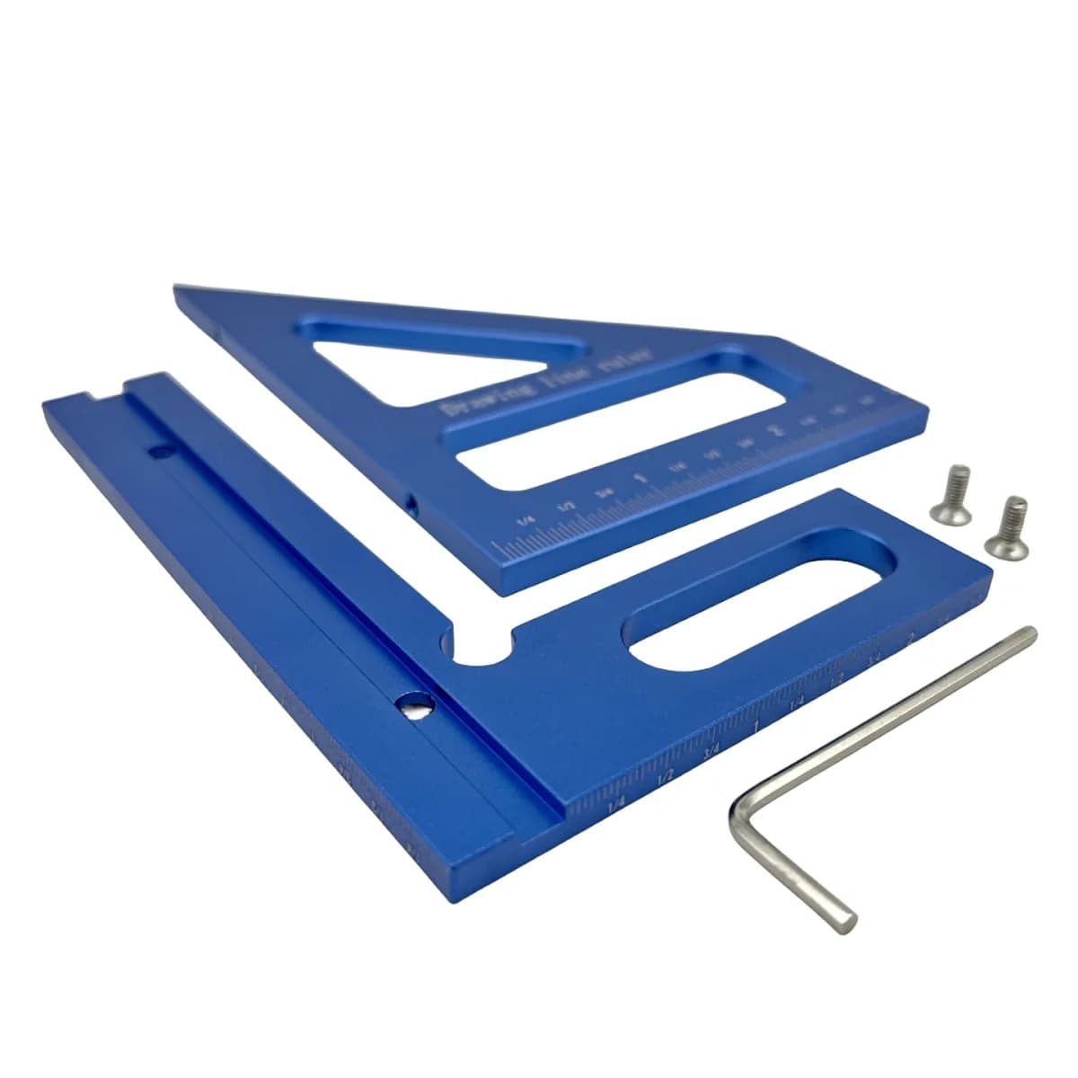 45/90 Degree Aluminum Miter Triangle Ruler