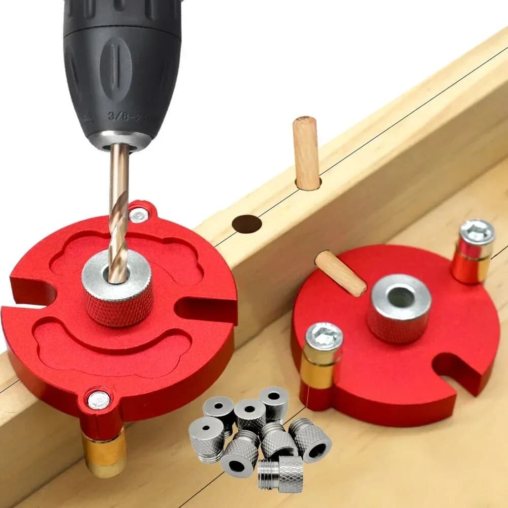 Self-Centering Dowel Jig Kit with Metal Bushings