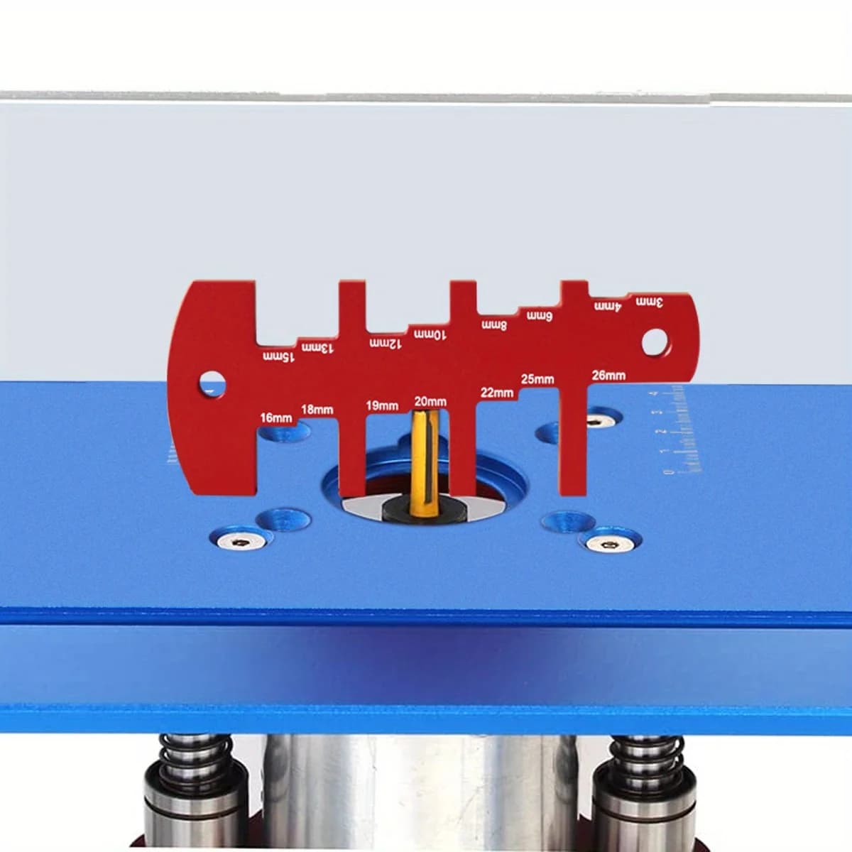 Aluminum Table Saw and Router Depth Gauge