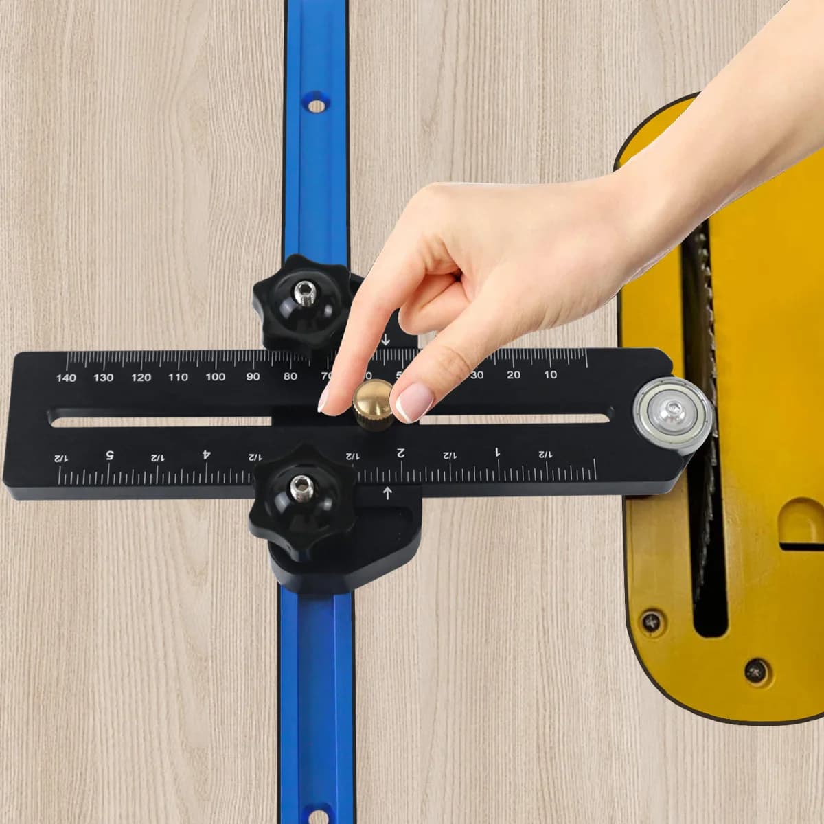Metal Thin Rip Jig for Table Saw Safety