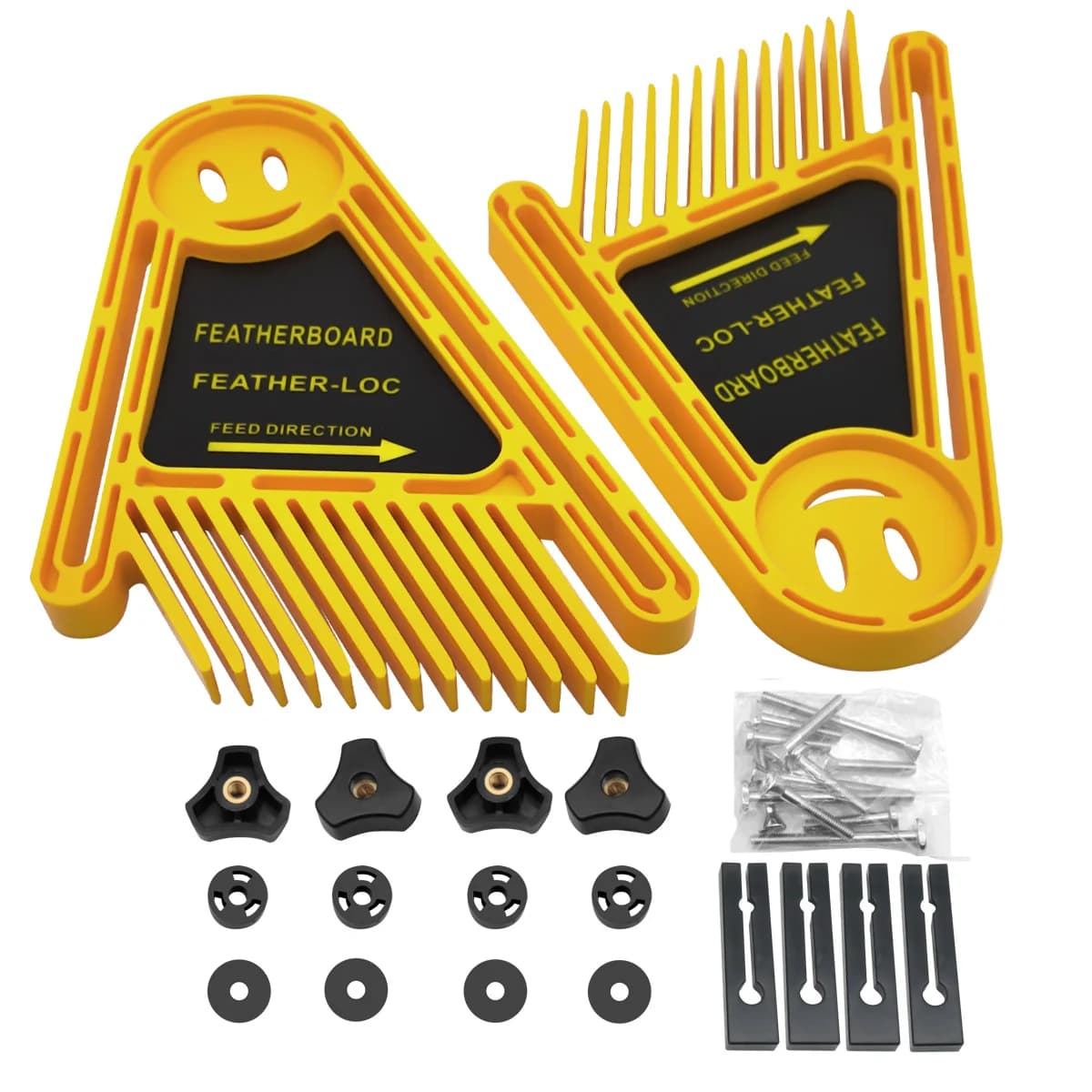 Double Featherboard for Miter Gauge Slot