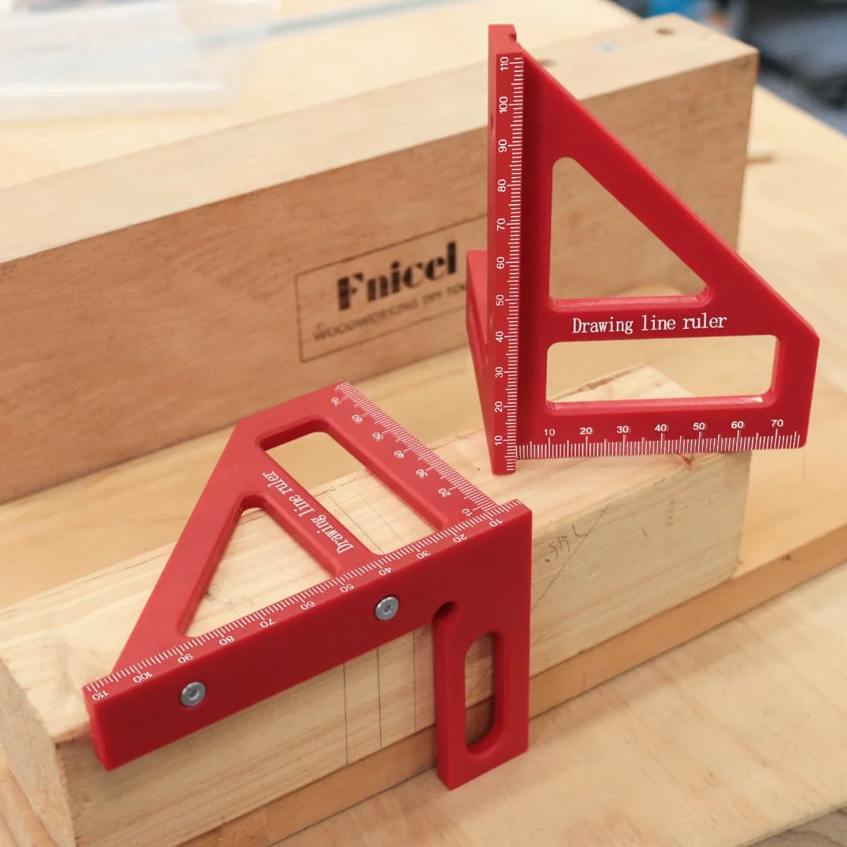 45/90 Degree Multi-Angle Plastic Style Ruler