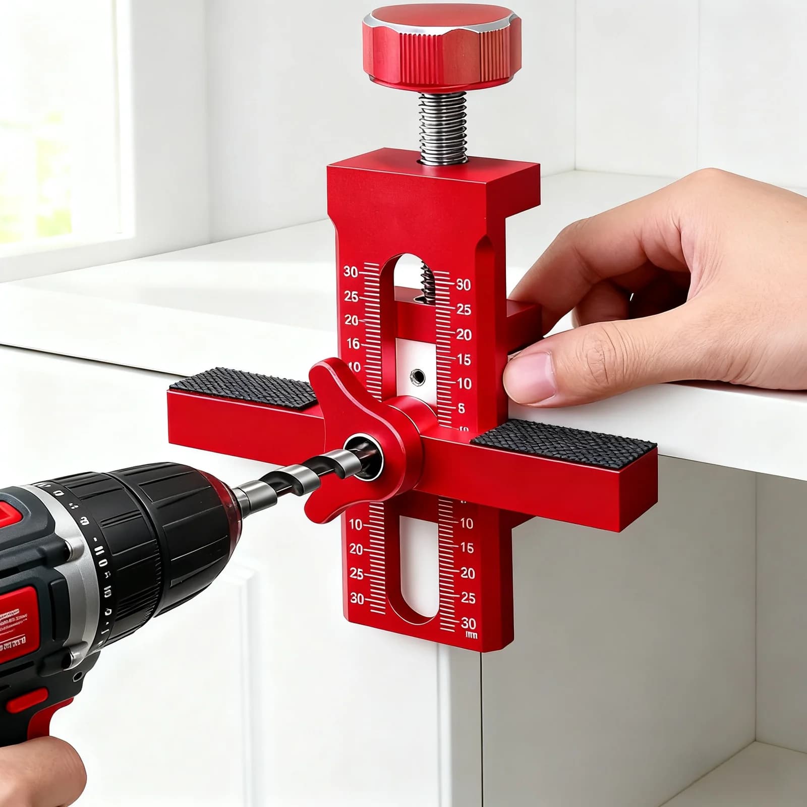 Adjustable Cabinet Door Installation Positioning Tool