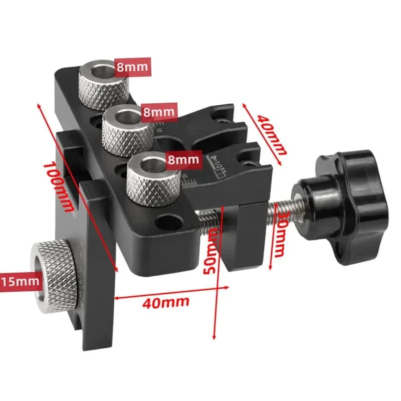 3-in-1 Precision Doweling Jig Master Kit for Woodworking