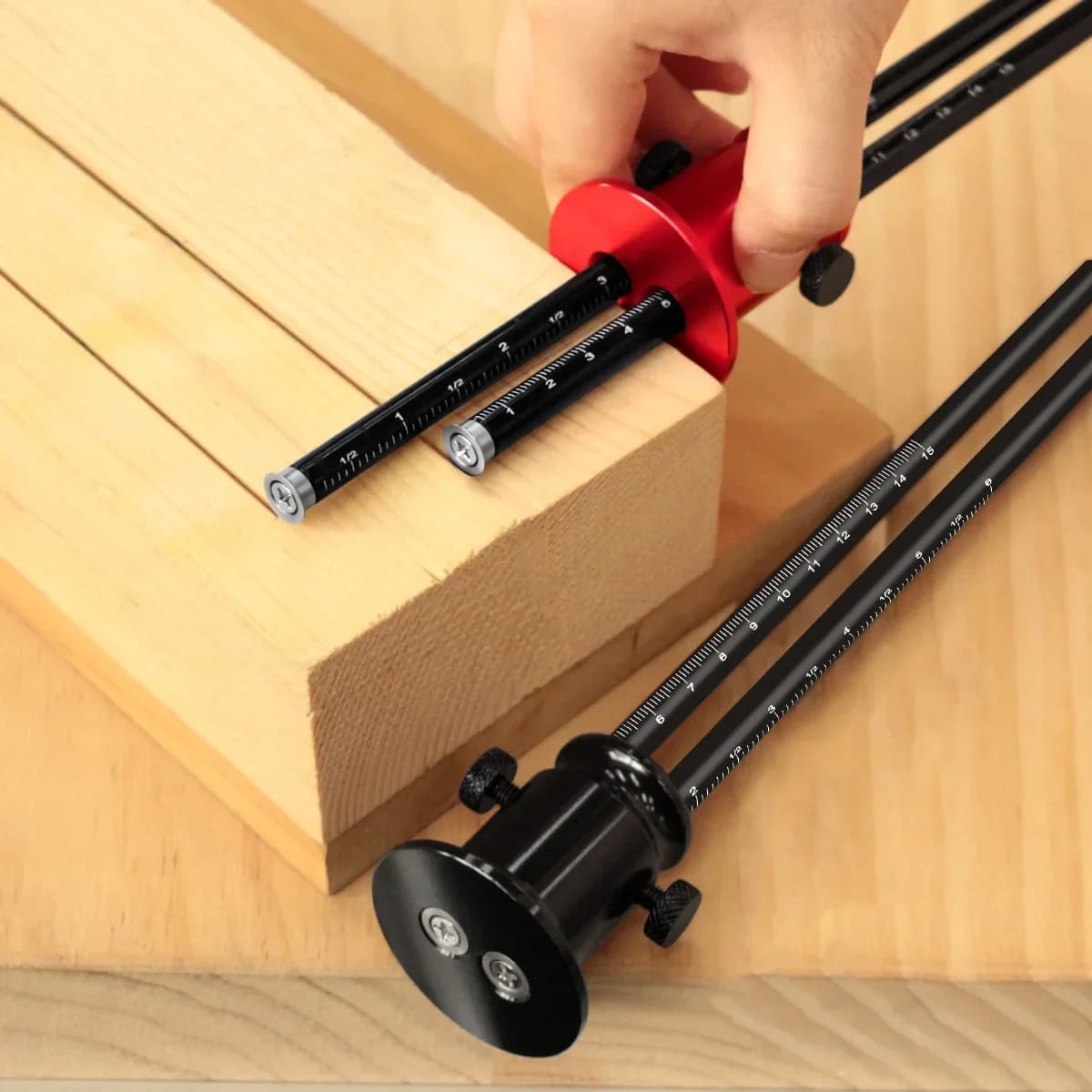 Double Head Aluminum Wheel Marking Gauge